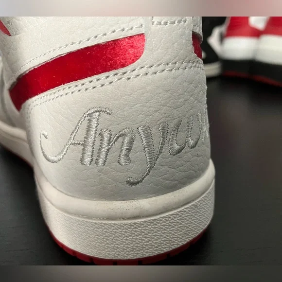 Nike Air Jordan 1 High Zoom Comfort 2 Valentine’s Day RARE Gorgeous Velvet Shoes - Picture 16 of 16